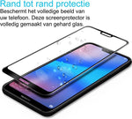 Screenprotector geschikt voor Huawei P20 Lite - Glazen Gehard | Full Cover Volledig Beeld | Tempered Glass - van iCall
