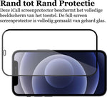 Screenprotector geschikt voor iPhone 13 Pro - FullGuard Screen Protector