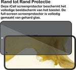 Privacy Screenprotector geschikt voor Samsung Galaxy S22 Plus - Volledig Dekkende Gehard Glas Tempered Glass Screen Protector