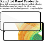 Screenprotector geschikt voor Samsung Galaxy A33 - Gehard Glas Beschermglas Tempered Glass Volledig Dekkende Screen Protector