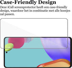 Screenprotector geschikt voor Samsung A52 - Full Screen Protector Glas