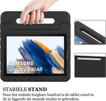 Samsung Galaxy Tab A8 Hoes - Kinder Back Cover Kids Case Hoesje Zwart - 2021 / 2022