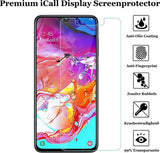 Screenprotector geschikt voor Samsung A70 - Glas Screen Protector
