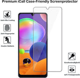 Screenprotector geschikt voor Samsung Galaxy A31 - FullGuard Glas Screen Protector