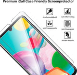 Screenprotector geschikt voor Samsung Galaxy A41 - Glas Screen Protector