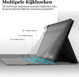 iPad Pro 12.9 Hoes met Toetsenbord - 2018 / 2020 / 2021 / 2022 - Keyboard Book Case Cover Hoesje Zwart