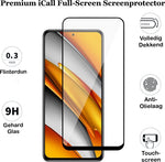 Screenprotector geschikt voor Xiaomi Mi 11i - Full Screen Protector Glas
