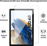 Screenprotector geschikt voor Samsung Tab A8 10.5 2022 / 2021 - Gehard Glas Beschermglas Tempered Glass Screen Protector