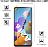 Screenprotector geschikt voor Samsung A21s - Glas Screen Protector