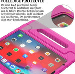 iPad 10.9 2022 Hoes - Kinder Back Cover Kids Case Hoesje Roze