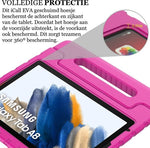 Samsung Galaxy Tab A8 Hoes - Kinder Back Cover Kids Case Hoesje Roze - 2021 / 2022