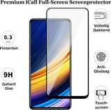 Screenprotector geschikt voor Xiaomi Poco X3 Pro - Beschermglas Full - Glas Screen Protector