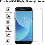 Screenprotector geschikt voor Samsung Galaxy J3 (2017) | Glas PET Folie Screen Protector Transparant iCall