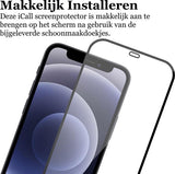 Screenprotector geschikt voor iPhone 13 Pro - FullGuard Screen Protector