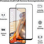 Screenprotector geschikt voor Xiaomi Mi 11T Pro - Beschermglas Full - Glas Screen Protector