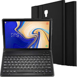 Samsung Galaxy Tab A 10.5 Hoes met Toetsenbord - 10.5 inch - Samsung Galaxy Tab A 10.5 Hoes Book Case Cover Hoesje met Toetsenbord Zwart