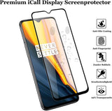 Screenprotector geschikt voor OnePlus 7T - Tempered Glass Gehard Glas - Full Screen Cover Volledig Beeld - iCall