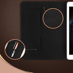 iPad Air 10.5 (2019) Hoes - Smart Book Case Lederen Hoesje - iCall - Donkerbruin