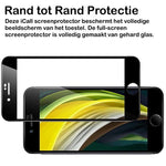 Screenprotector geschikt voor iPhone SE 2022 / 2020 / 8 / 7 - FullGuard Screen Protector