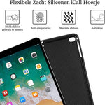 iPad Hoes 2017 - iPad 2018 Hoes - 9.7 Inch - iPad Hoes 2018 - iPad 2017 Hoes Book Case Mat Zwart