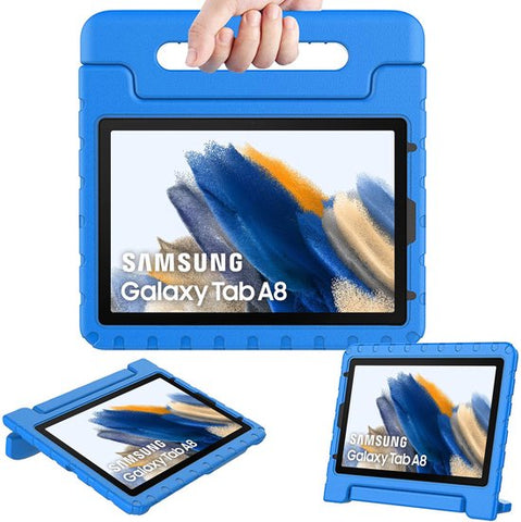 Samsung Galaxy Tab A8 Hoes - Kinder Back Cover Kids Case Hoesje Blauw - 2021 / 2022