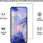 Screenprotector geschikt voor Xiaomi Mi 11 Lite 5G NE - Glas Screen Protector