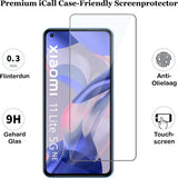 Screenprotector geschikt voor Xiaomi Mi 11 Lite 5G NE - Glas Screen Protector