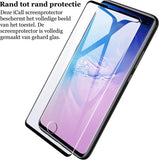 Screenprotector geschikt voor Samsung Galaxy S10 Plus - Tempered Glass Gehard Glas Case-Friendly Screen Protector - Ondersteunt Vingerafdrukscanner