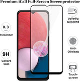 Screenprotector geschikt voor Samsung Galaxy A13 4G - Gehard Glas Beschermglas Tempered Glass Volledig Dekkende Screen Protector