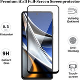 Screenprotector geschikt voor Xiaomi Poco X4 Pro - Gehard Glas Beschermglas Tempered Glass Volledig Dekkende Screen Protector