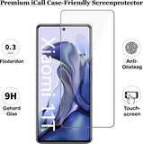 Screenprotector geschikt voor Xiaomi Mi 11T - Beschermglas - Glas Screen Protector