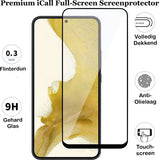 Screenprotector geschikt voor Samsung Galaxy S22 Plus - Gehard Glas Beschermglas Tempered Glass Volledig Dekkende Screen Protector