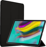 Samsung Galaxy Tab S5e Hoes - Smart Book Case Tri-Fold Hoesje - iCall - Zwart
