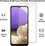Screenprotector geschikt voor Samsung A32 5G - FullGuard Glas Screen Protector