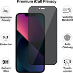 Privacy Screenprotector geschikt voor iPhone 13 Pro - FullGuard Screen Protector