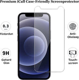 Screenprotector geschikt voor iPhone 13 - Glas Screen Protector