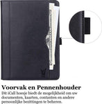 Apple iPad Pro 11 (2018) Hoes Smart Vintage Book Case Leer Zwart - Hoesje van iCall