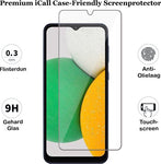 Screenprotector geschikt voor Samsung Galaxy A03 Core - Gehard Glas Beschermglas Tempered Glass Screen Protector