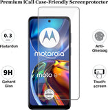 Screenprotector geschikt voor Motorola Moto E32 / E32s - Gehard Glas Beschermglas Tempered Glass Screen Protector