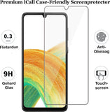 Screenprotector geschikt voor Samsung Galaxy A33 - Gehard Glas Beschermglas Tempered Glass Screen Protector