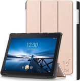 Lenovo Tab E10 Hoes - Smart Book Case Hoesje van iCall - Goud