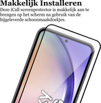 Screenprotector geschikt voor Samsung Galaxy A54 - Gehard Glas Screen Protector FullGuard