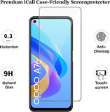 Oppo A76 Screenprotector - Gehard Glas Beschermglas Tempered Glass Screen Protector