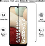 Screenprotector geschikt voor Samsung A12 - Glas Screen Protector