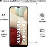 Screenprotector geschikt voor Samsung A12 - FullGuard Glas Screen Protector