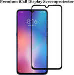 Screenprotector geschikt voor Xiaomi Mi 9 - Tempered Gehard Glas - Full Screen Volledig Beeld - iCall