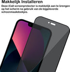 Privacy Screenprotector geschikt voor iPhone 13 Pro - FullGuard Screen Protector