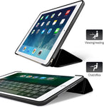 iPad 2022 10.9 Hoes - 10e Generatie - Trifold Smart Cover Book Case Leer Tablet Hoesje Zwart