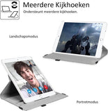 iPad Air 2020 Hoes - iPad Air 2022 Hoes - Book Case 360 Graden Hoesje Marmer