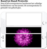 Screenprotector geschikt voor iPhone SE 2022 / 2020 / 8 / 7 - FullGuard Screen Protector Wit